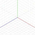 Isometric projection background