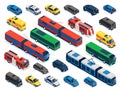 Isometric Public Transport Collection