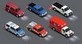 Isometric realistic transport set