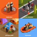 Isometric Refugees Design Concept