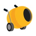 Isometric repair construction concrete mixer work tool and equipment flat style icon design Royalty Free Stock Photo