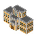 Isometric retro house