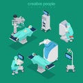 Isometric robot surgery medical hospital equipment