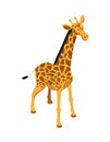 Isometric Safari Giraffe Composition