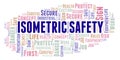 Isometric Safety word cloud.