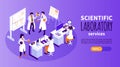 Isometric Scientific Laboratory Banner