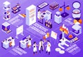 Isometric Scientific Laboratory Flowchart