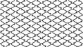 Isometric seamless pattern. Net lines background.