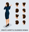 Isometric Set Women`s Haircuts