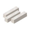 Isometric Silver Bars