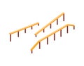 Isometric Skateboard Rails