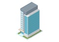 Isometric Skyscrapers offices building Royalty Free Stock Photo