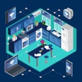 Isometric Smart Kitchen Template