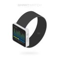 Isometric smart watches. Isolated on white background for your projects and infographics Royalty Free Stock Photo