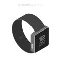 Isometric smart watches. Isolated on white background for your projects and infographics Royalty Free Stock Photo