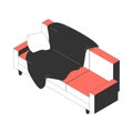 Isometric Sofa Illustration