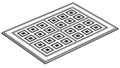 Isometric Square Tile Pattern Vector for Game Assets, vector design Generative AI Royalty Free Stock Photo