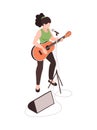 Isometric Street Musician