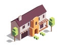 Isometric Suburban Building