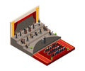 Isometric Symphony Orchestra Concept