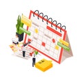 Isometric Task Management Composition