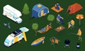 Isometric Trailer Park Icons