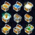 Isometric Treasure Chests Collection