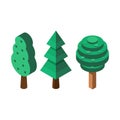 Isometric Tree Icons