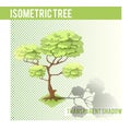 Isometric Tree 001 Royalty Free Stock Photo