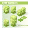 Isometric Trees 003 Royalty Free Stock Photo