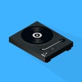 Isometric Turntable 3D Illustration