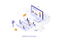 Isometric Vector Illustration For Website