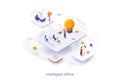 Isometric Vector Illustration For Website Royalty Free Stock Photo