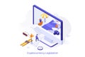 Isometric Vector Illustration For Website Royalty Free Stock Photo