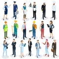 Isometric vector people