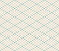 Isometric Vector Seamless Grid Background