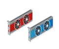 Isometric video graphic card