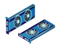 Isometric video graphic card