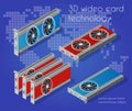 Isometric video graphic card