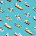 Different boats pattern