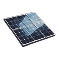 Isometric View of a Solar Panel Royalty Free Stock Photo