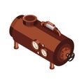 Isometric Steampunk Boiler