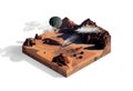 Isometric wadi rum