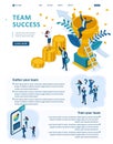 Isometric Success of a Good Business Team