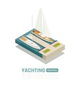 Isometric Yachting Banner