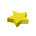 Isometric yellow Star Vector icon illustration