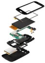 isometry disassembled smartphone