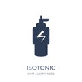 Isotonic icon. Trendy flat vector Isotonic icon on white background from Gym and fitness collection