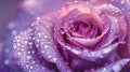 Isparta\'s legendary rose boasts a mesmerizing fusion of a thousand layers of lavender, Ai Generated