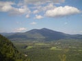 Ispirational Mountain Top Hiking View Royalty Free Stock Photo